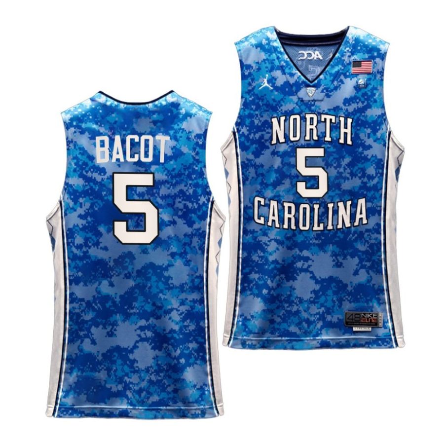 armando bacot unc tar heels carrier classic veterans day 2022 basketball jersey scaled