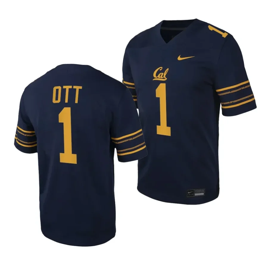 cal bears jaydn ott black 2023nil football game jersey scaled