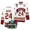 denver pioneers bobby brink 2022 frozen four white hockey jersey scaled