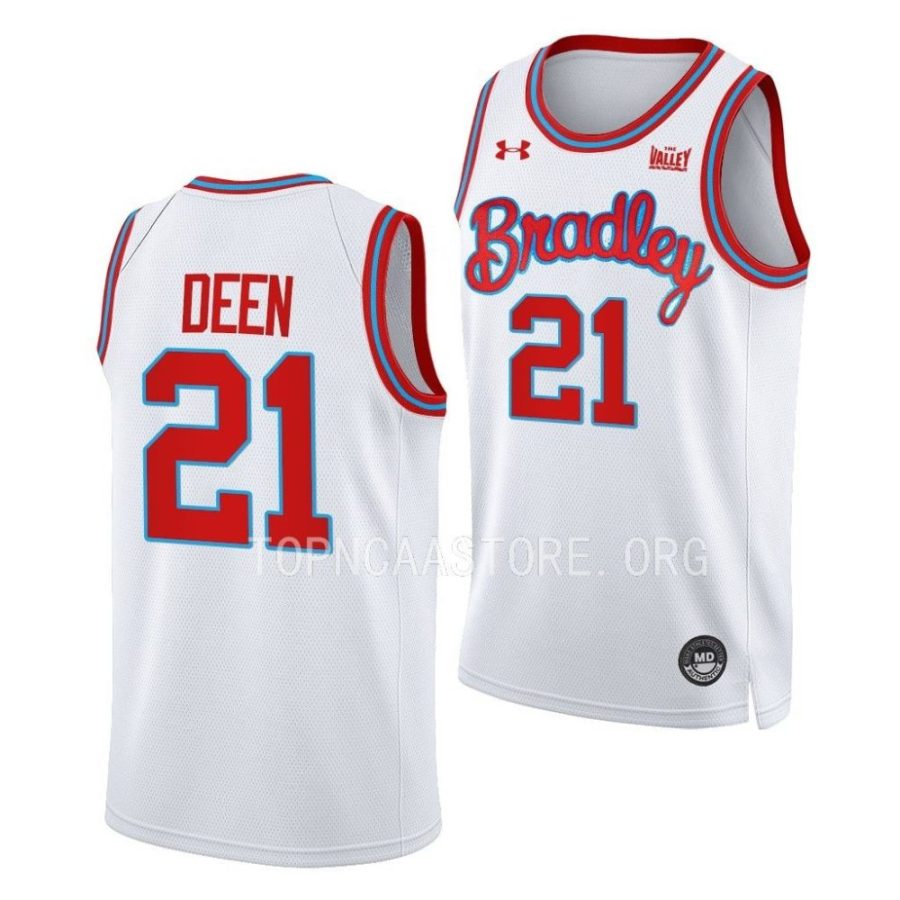 duke deen bradley braves retro edition throwback basketball jersey scaled