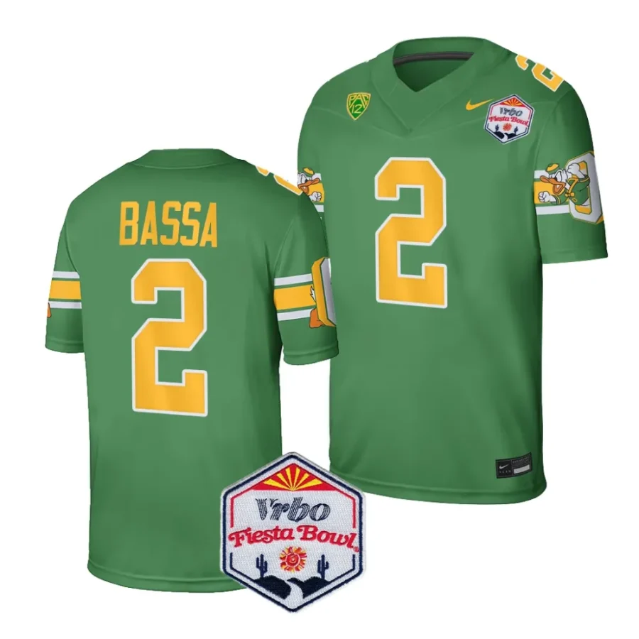 men oregon ducks jeffrey bassa green 2024 fiesta bowl college football playoff jersey scaled