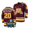 minnesota golden gophers luke mittelstadt 2023 ncaa national championship maroon ice hockey jersey scaled