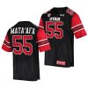 utah utes andrew mata'afa black college football jersey scaled