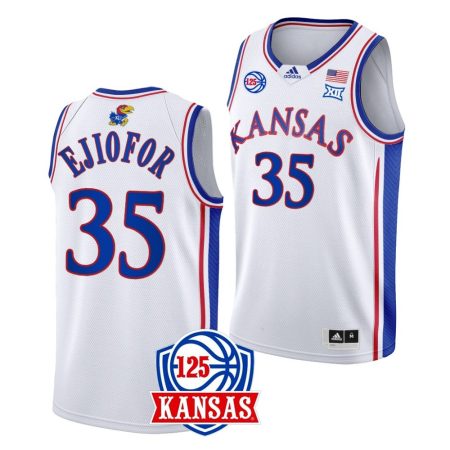 zuby ejiofor kansas jayhawks 2022 23125th year homewhite jersey scaled