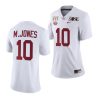 alabama crimson tide mac jones white 3x cfp national championship limited women's jersey