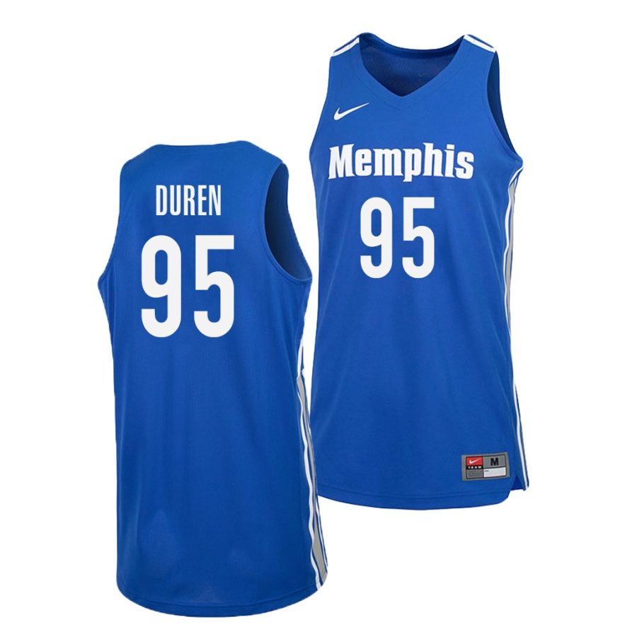 jalen duren memphis tigers college basketball jersey